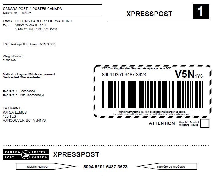 Magento Canada Post Business Desktop Est Electronic Shipping